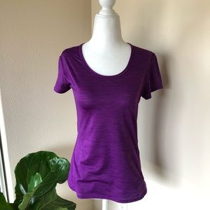 Athleta Purple Workout Shirt
